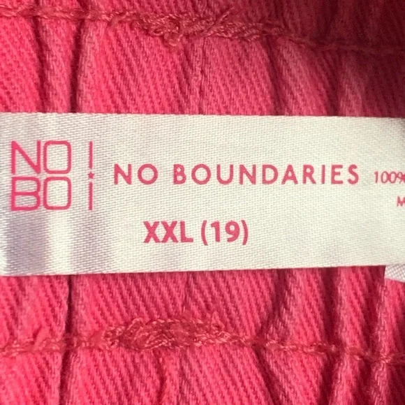 No Boundaries Juniors Women’s High Waist Pink Shorts - Picture 5 of 8